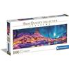 Clementoni Collection Panorama Puzzle 1000 Pezzi per Adulti e Ragazzi, Illustrazione Colorful Night Over Lofoten Islands, Idea Regalo, Made in Italy, 98x33 cm, 39747