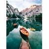 Nathan - Puzzle da 500 pezzi - Le barche del Lago di Braies, Italia - Adulti e bambini a partire dai 12 anni - Puzzle di alta qualità - Collezione Evasion - 12000957