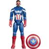 MARVEL THE AVENGERS Hasbro Marvel Studios, Avengers: Doomsday, Titan Series, Captain America, Action Figure da 29,2 cm, Action Figure e Giocattoli di Supereroi per Bambini e Bambine, dai 4 Anni in su