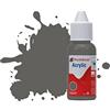 Humbrol Vernice acrilica n. 31 Flacone contagocce Grigio Ardesia Opaco, DB0031, 14 ml