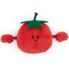 NICI 61865 Mini MagNici Pomodoro di peluche con calamita, aderisce a superfici metalliche, lavagne magnetiche e manici della borsa diventando un compagno di viaggio, 7 cm, rosso