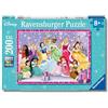 Ravensburger - Puzzle 200 pezzi XXL Principesse Disney, Idea Regalo Natale per Bambini 8+ Anni, Gioco Educativo e Stimolante