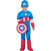 Rubie's Costume ufficiale Marvel Spidey and His Amazing Friends Captain America Deluxe, misura 2-3 anni