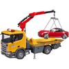 Bruder 3552 4001702035525 bruder Scania Super 560R camion di soccorso con modulo luci e