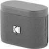 KODAK SOUNDBRIX - Altoparlante portatile senza fili, connessione fino a 100 altoparlanti, dock magnetico e suono potente 5 W, 3 ore, colore: grigio