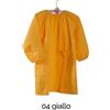 Grembiule per asilo e scuola in cotone, Giallo, 3/4 anni