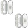 cyclingcolors 2x Connettore a catena per tende a rullo con sfera Ø 3,7-4,5mm in PVC traslucido Fermare Accessorio Connessione Cordone