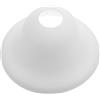 PAMINGONO Paralume in PP Bianco a Forma di Cappello per Lampada | Scrivania e Piantana, Installazione Semplice, Pulizia Rapida, Stile Moderno per Camere e Salotti