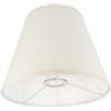 Balacoo Paralume Design Retrò a Forma Semicircolare in Lino Beige Facile Manutenzione per Atmosfera Rilassante per Lampada da Comodino e Soggiorno