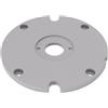 PRIWAS piastra adattatrice compatibile con CMT Orange Tools CMT8E | piastra di scorrimento per bussole di copiatura compatibile con fresatrici verticali CMT Orange Tools