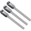 CoCud 3Pz Lima Rotativa in Carburo Tungsteno Asta 1/8 6mm Dia Strumento | Forma Cilindrica a Taglio Singolo, per Lima Rotativa, per Intagli Metallo
