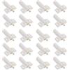 HERCHR Ammortizzatori pr Ante,20 Pezzi Ammortizzatore per Porta di Armadio,Push Pull per Ante,Pistoni per Ante Cucina 6,3 x 4,6 cm Chiudiporta Serratura Porta Gate Buffer per Bagno da Cucina