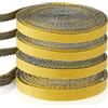 Flintronic Guarnizione Stufa a Legna, 1 rotoli (3mm*10mm*2m） | Guarnizione Camino Autoadesiva Fibra Resistente al Calore Fino a 550°C, Per Stufe, Tubi Forno, Porta Forno, Caminetti