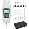 Irfora Dinamometro Digitale 500N/50kg/110lb/1800oz Mini Dinamometro Push and Pull Tester con 4 Unità di Misura N Kg Lb Oz Cicalino con Retroilluminazione Automatica Funzione di Allarme Precisione dell'1%