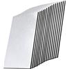 VETOLAKA 16 pannelli in alluminio butilico, 400 x 250 x 5 mm, autoadesivi, isolanti, ignifughi, impermeabili, per isolamento acustico e isolamento termico in appartamenti, uffici e veicoli
