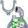 ONIX TECH Tubo Scarico Lavastoviglie Universale 2 m Ø 30/19 mm Dritto e Angolato | Codice Originale 49052655 per Candy 481281718685 per Whirlpool - Garanzia di 5 Anni - ONIX TECH