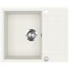 Bergström Lavello Rom, Bianco, 62 x 50 cm | installabile su entrambi i lati con gocciolatoio laterale