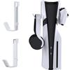 Generic 2 Pz Controller Auricolare Stand Appeso Gancio per PS5 Pro/PS5/PS5 Slim Digital Drive Console Accessori Gancio per Cuffie per PlayStation 5