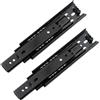 Pamtns 1 paio (2 Pcs) Guide per Cassetti Guida Binario Tianher Guide Scorrevoli per Cassetti 150 mm Corridori per Cassetti con Cuscinetti a Sfera Capacità di Carico 45 kg Montaggio Laterale Nere
