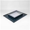 LPP Finestra di accesso tetto per sottotetti non arredati 66 x 53 cm - Vetro sintetico infrangibile, grigio antracite RAL 7016 - LPP TERRALUZ