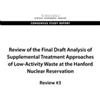 Review of the Final Draft Analysis of Supplemental Treatment Approac (Tascabile)