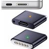 Fuyouderen Adattatore da USB C a Magnetico per MagSafe 3,140W Convertitore | Tipo C Femmina a Mag-S 3 T-Head, Ricarica Rapida PD Compatibile con MacBook Pro/Air M1 M2 M3 M4 (14/16)