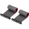 QUARKZMAN 2Pz Cavo a Nastro Piatto Passo 1,27mm L10cm W21,5mm 34pin | FC a FC, Grigio, Cavo a nastro piatto flessibile Connettore IDC, Filo per Computer, display Led, Dvd, Stampante