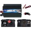 BYZESTY Convertitore di tensione da 500 W, 12 V 220 V, convertitore puro del seno di tensione volt con presa accendisigari, inverter di potenza, convertitore di potenza, ricarica il tuo computer portatile