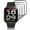 Funrae TPU Pellicola Protettiva per Xiaomi Redmi Watch 6 Active | [3 Pezzi]Senza Bolle [Anti Graffi] Trasparente Ultra HD Protezione Schermo Protettivo Facile con Kit D'Installazione