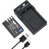DSTE EN-EL9 Batteria + Caricabatteria Compatible per Nikon D40 D40x D60 D3000 D5000