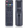 HZIME Telecomando di ricambio per decoder TeleSystem TS6815 | Compatibile con Decoder TeleSystem TS6815 T2 HEVC DVB-T2 HD HDR HLG. Tasti sensibili, pienamente funzionanti