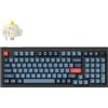 Keychron V5 Max Tastiera Meccanica senza fili con tastierino numerico, layout 96%, QMK/VIA, 2,4 GHz/Bluetooth 5.1/USB, LED RGB, Switch Gateron Jupiter Banana hot-swappable per Mac Windows Linux