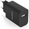 AISENS Caricatore USB 10 W ad alta efficienza, 5 V/2 A, nero