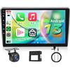 Hodozzy 【4+64G】Hodozzy Carplay Autoradio per Peugeot 407 2004-2011, 9 Pollici Touchcreen Stereo Auto Bluetooth 5.0 con Android Auto/EQ/Navi/Wifi/RDS/USB/SWC