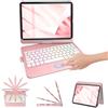 FUWANG Custodia per iPad A16 11 (A16)/10 Gen con tastiera, trackpad a 360° | Per iPad 10,9 2025/2022, tastiera Bluetooth, trackpad, illuminazione a 7 colori