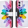 Tivenfezk Creativo Custodia Portafoglio per iPhone 11,Colorato Slot per Schede PU Pelle Girasole Case Libro con Supporto Magnetico Flip Cover