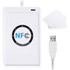 VINGVO Lettore NFC, lettore RFID NFC Acr122u, lettore USB senza contatto, supporta Iso 14443a/B Felica NFC con velocità di 424 Kbps per computer fino a 50 mm
