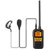 Retevis RM01 VHF Marino Portatile Radio, IP67 Impermeabile Walkie Talkie, Vibrazione, Galleggiante 88 Canali, Marino Bidirezionale con Auricolare per Kayak e Pesca in Barca (Nero, 1 Pz)