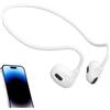 Generic Auricolari a conduzione ossea Cuffie impermeabili a orecchio aperto | Cuffie da allenamento per allenamento, palestra, fitness, viaggi all'aperto, pendolari, ciclismo, escursionismo, allenamento