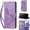 SIENIANLINE Cover per Redmi Note 14 Pro 4G/5G custodia portafoglio Viola | 3 scomparti carte, 1 tasca banconote, Chiusura magnetica, Supporto, Pelle PU flip cover per Xiaomi Poco X7