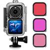 Generic Custodia impermeabile per fotocamera DJI Osmo Action 2, custodia subacquea da 60 m