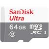 sandisk - cards 64gb sandisk ultra microsdxc + sd 100mb/s class 10 uhs-i tablet