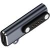 Getdoublerich Adattatore caricabatterie per PLAUD Note Pro, convertitore USB-C tipo C in alluminio passo 7,62 mm 2 pin 4 pin magnetico per cuffie a conduzione ossea smartwatch