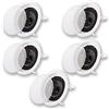 Acoustic Audio by Goldwood Acustica audio cs-ic63 nel soffitto 16,5 cm Home Theater 5 set di altoparlanti a 3 vie 1500 Watt cs-ic63 - 5S