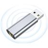 JPSDOWS Scheda audio USB - Scheda audio esterna da 3,5 mm per laptop Plug and | Adattatore universale per cuffie USB, audio USB 0 per giochi, League of Legend, cuffie