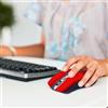 Generico Mouse wireless 1200 DPI - Accessorio per computer ottico 2.4G | Puntatore per laptop a batteria Sensore liscio Design ergonomico portatile per ufficio Aula Home Studio Sala riunioni Dispositivo per no