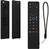 kwmobile Custodia Silicone Telecomando Compatibile con TCL TCL RC923A FMB1 / RC813A FMB1 Cover - Guscio Protettivo Telecomando Antiscivolo - Nero