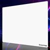 gesxo Tappetino per mouse in vetro temperato con superficie dura, finitura ultra latte, tappetino per mouse grande, impermeabile, controllo preciso della velocità per Esports (bianco, 300 × 400 mm)