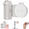 PGYTECH MagCam 2 & MagGlow Kit: Grip Smartphone MagSafe 3 in 1, Powerbank 3000mAh, Scatto Bluetooth e Luce LED Magnetica - Set Foto/Video per iPhone 12-17 (Grigio Nebbia)