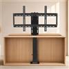 Azjopy Sollevatore TV Motorizzato a Scomparsa per TV 32-70 Pollici (900-2200mm) | portata 60 kg, VESA 75x75-600x400 mm, 4 altezze memorizzate, Risparmia spazio, sollevamento fluido e TV nascosta nel mobile